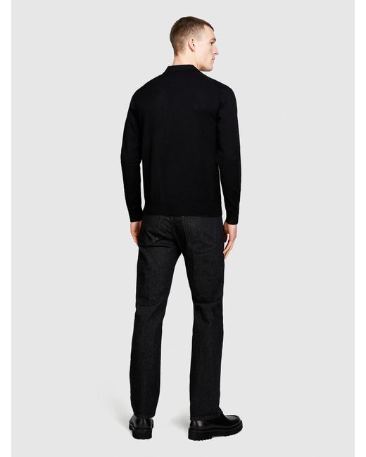 Jeans San Francisco Regular Fit di Sisley in Black da Uomo