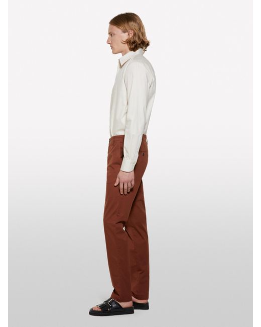 Sisley Cremeweißes Hemd Mit Normaler Passform, Mann, Größe in White für Herren