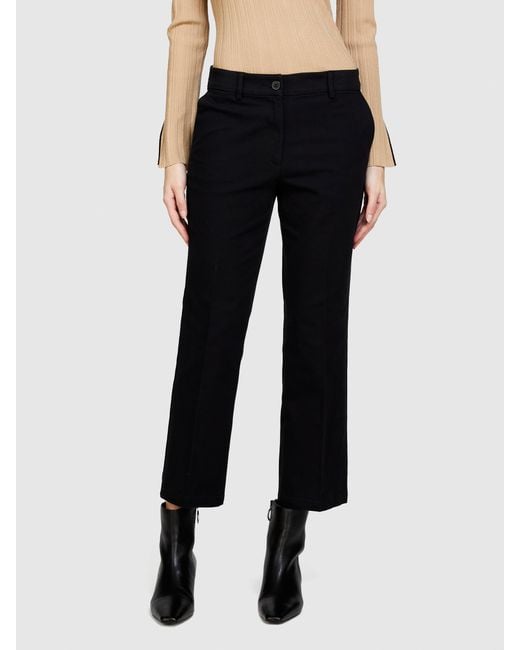 Sisley Natural Cropped Trousers