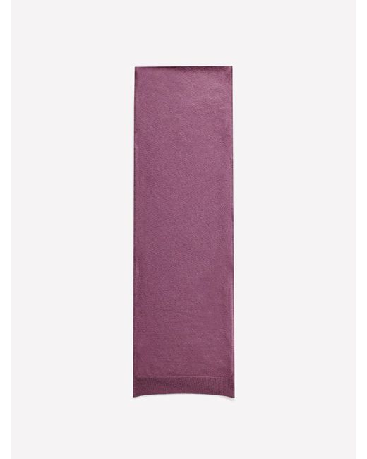 Sisley Purple Knit Scarf