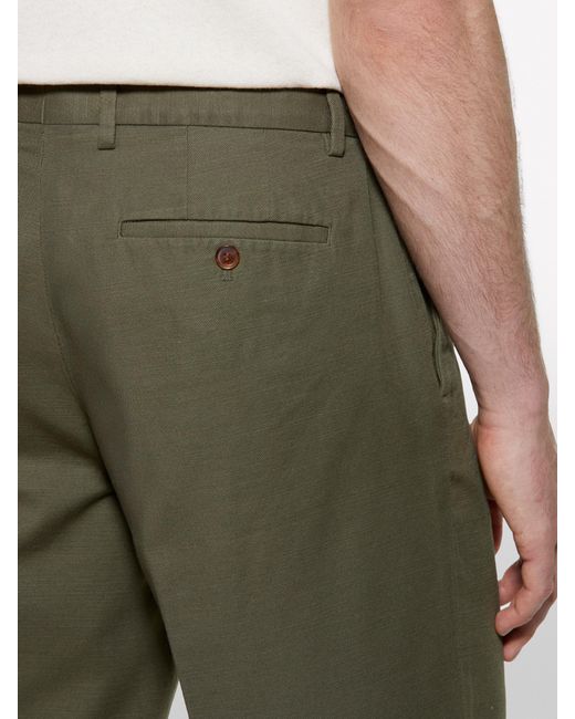 Bermuda Regular Fit Verde Militare di Sisley in White da Uomo