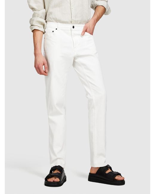Sisley White Light Jeans for men