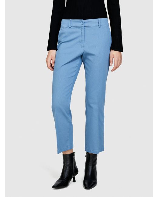 Sisley Blue Cropped Trousers