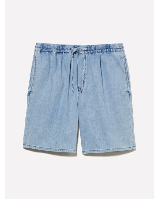 Bermuda Di Jeans Chiaro Relaxed Fit di Sisley in Blue da Uomo