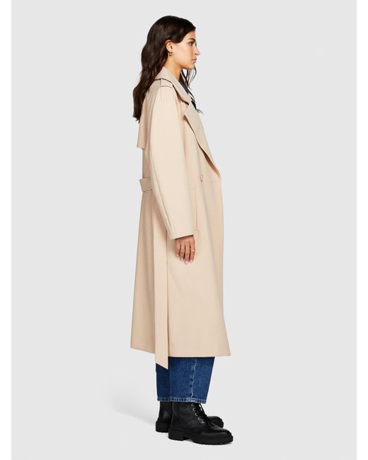 Trench Coat With Sash