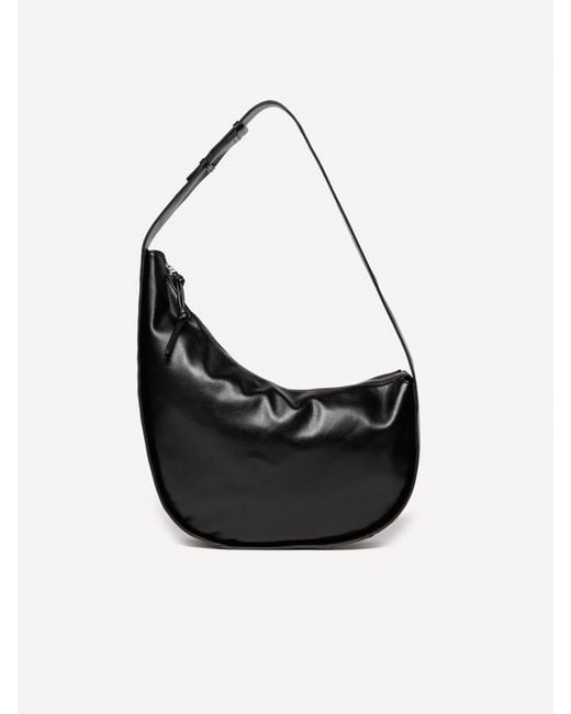 Sisley Half Moon Shoulder Bag in Black Lyst UK