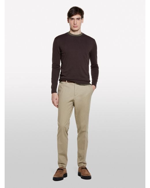 Sisley Natural Regular Fit Sweater for men
