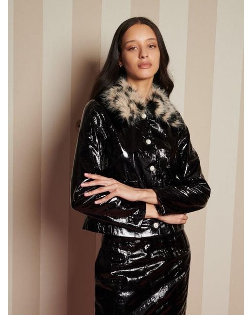 Sister Jane Brown Lunette Pu Jacket