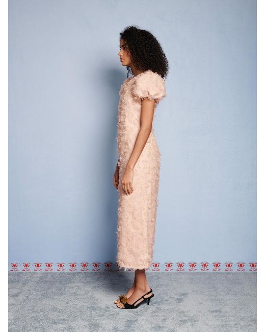 Sister Jane Blue Dream Petaline Floral Midi Dress