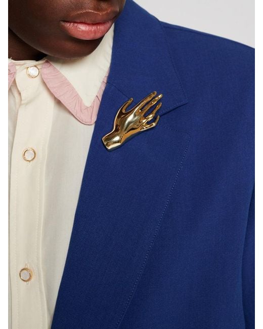 Sister Jane Blue Manon Single Breasted Blazer