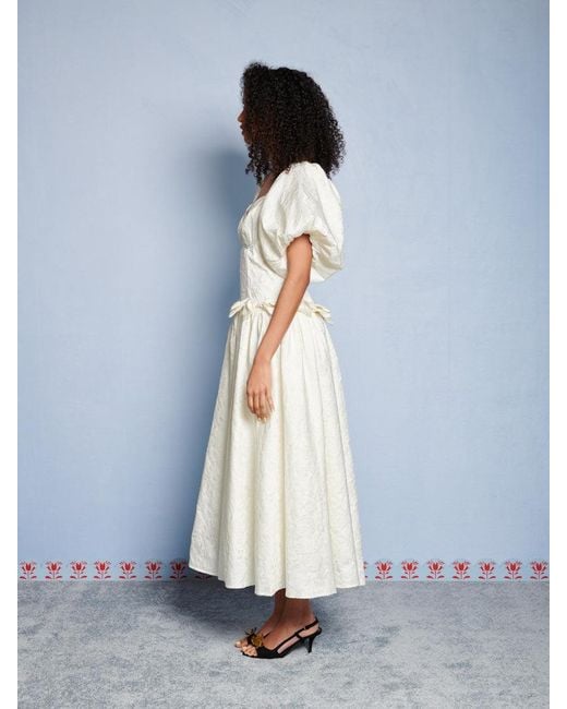 Sister Jane Blue Dream Mora Bow Maxi Dress