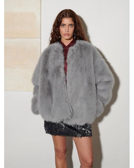Sister Jane Gray Ghospell Rylee Faux Fur Coat