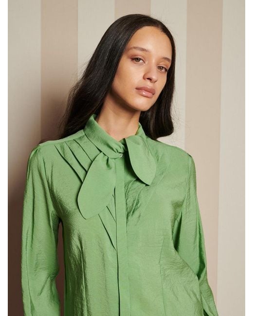 Sister Jane Green Paper Pleat Blouse