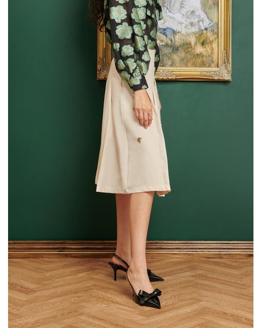 Sister Jane Green Dream Rococo Embellished Pleated Skirt