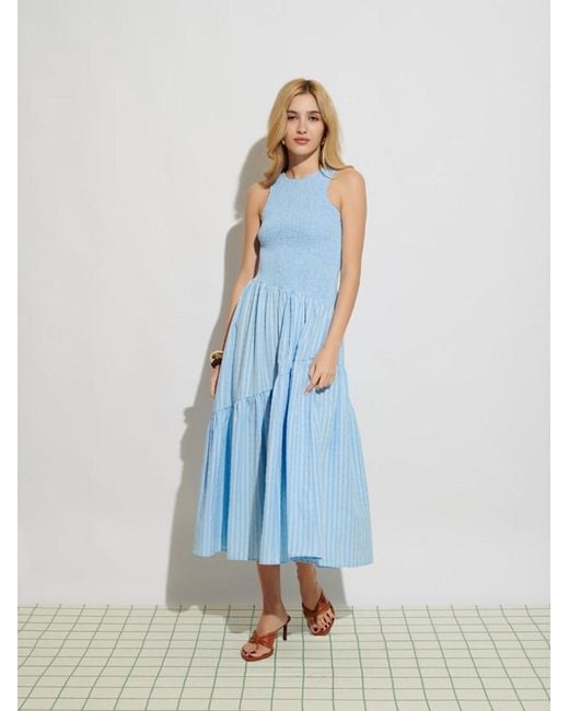 Sister Jane Blue Ghospell Marina Midi Dress