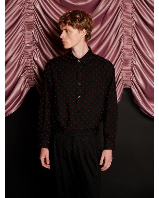 Sister Jane Black Frankie Polka Dot Shirt