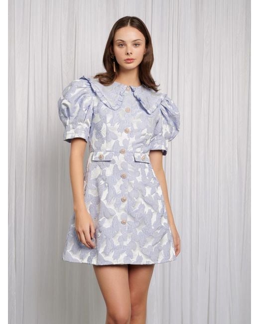 Sister Jane White Lacewing Mini Dress