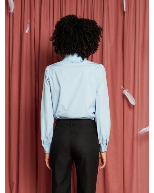 Sister Jane Red Arnell Bow Ruffle Shirt