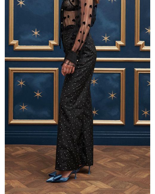 Sister Jane Blue Waltz Ruffle Trousers