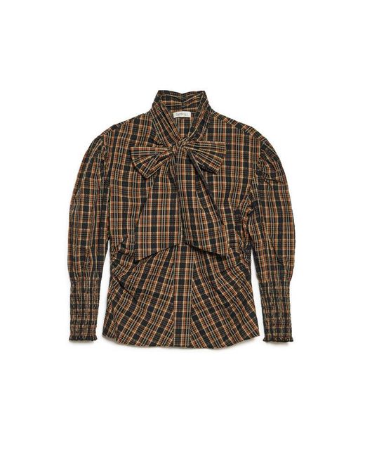 Sister Jane Brown Ghospell Tamara Bow Blouse