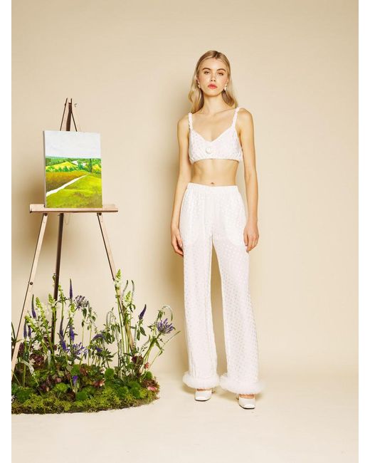 Sister Jane Natural Perle Spot Bralette