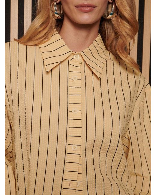 Sister Jane Brown Ghospell Nita Stripe Shirt