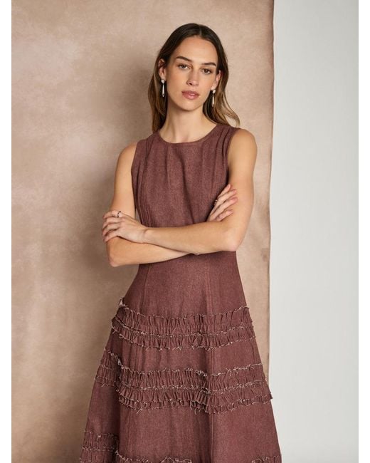 Sister Jane Brown Ghospell Minka Midi Dress