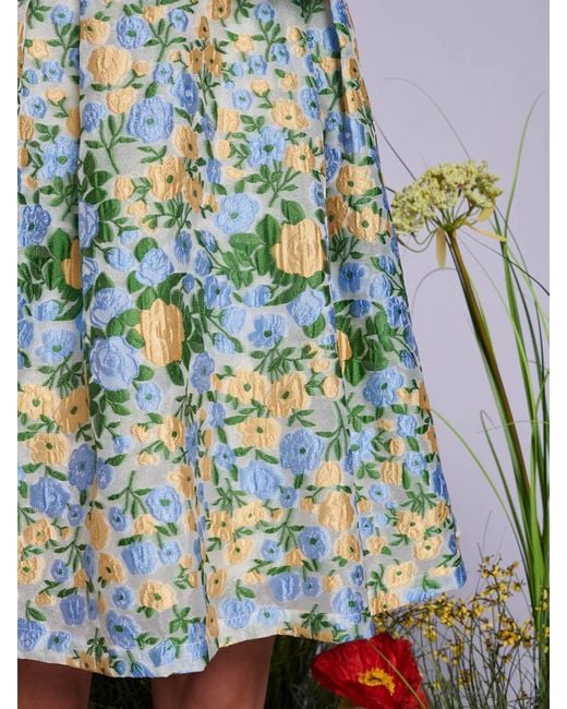 Sister Jane Multicolor Dream Marigold Jacquard Mini Dress