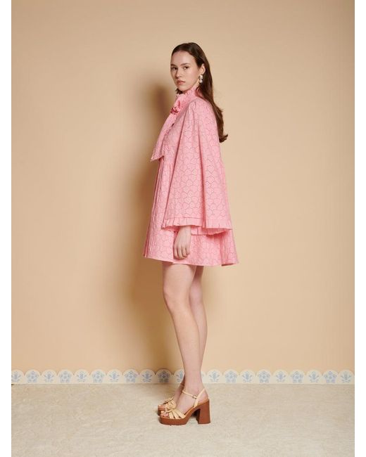 Sister Jane Pink Keepsake Bow Mini Dress