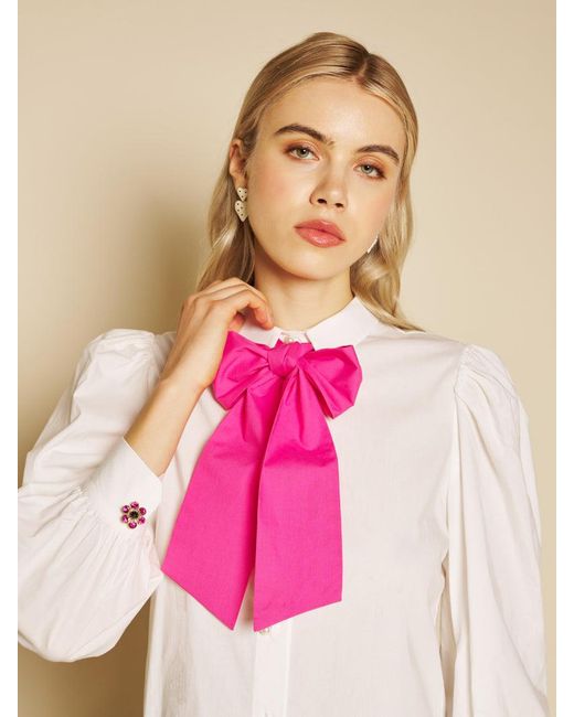 Sister Jane Pink Atelier Bow Blouse