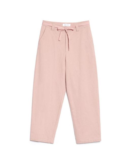 Sister Jane Pink Crane Waist Tie Trousers