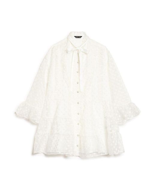 Sister Jane Natural Crystal Mini Dress