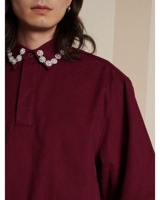 Sister Jane Red Joseph Gem Boxy Shirt