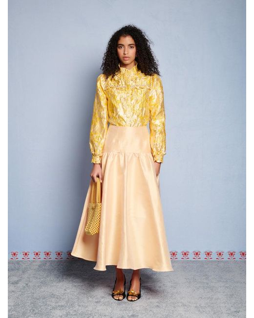Sister Jane Blue Dream Alma Gathered Maxi Skirt