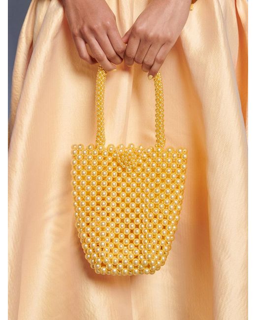 Sister Jane Yellow Dream Ochre Bead Bag
