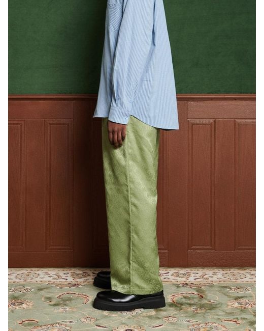 Sister Jane Green Lucas Jacquard Trousers