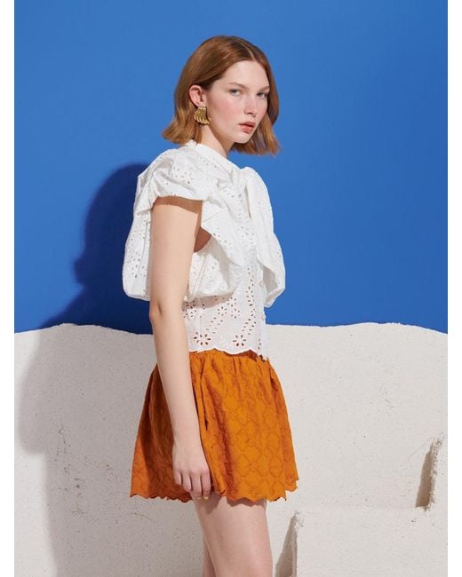 Sister Jane Blue Sofia Bow Blouse