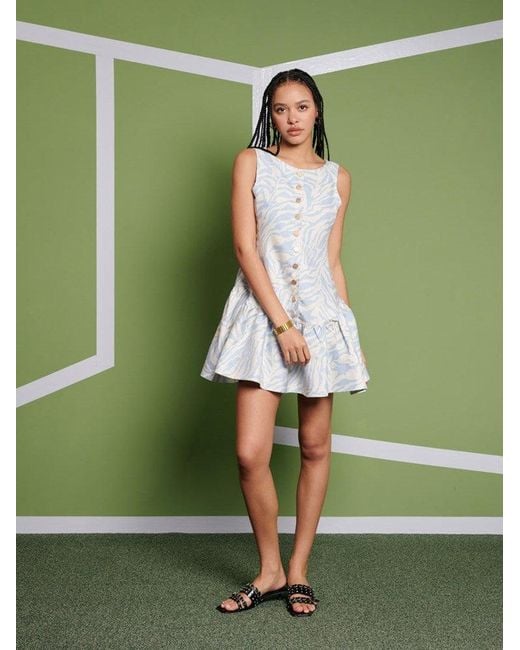 Sister Jane Green Ghospell Serena Zebra Mini Dress