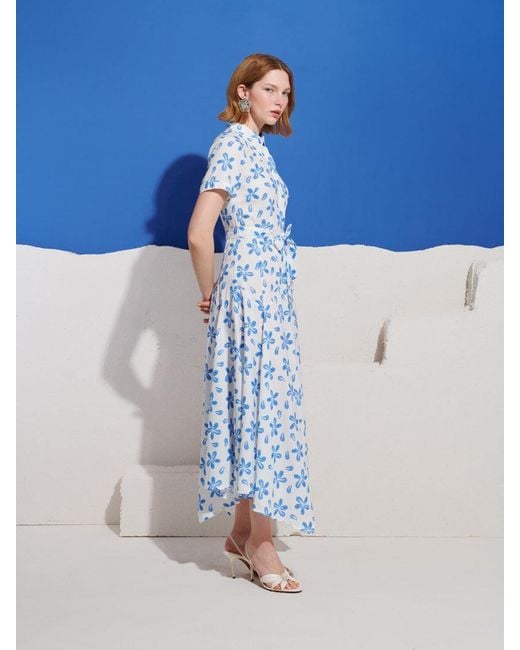 Sister Jane Blue Siro Print Maxi Dress