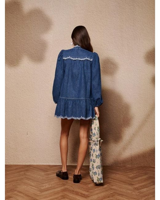 Sister Jane Blue Haze Denim Mini Dress