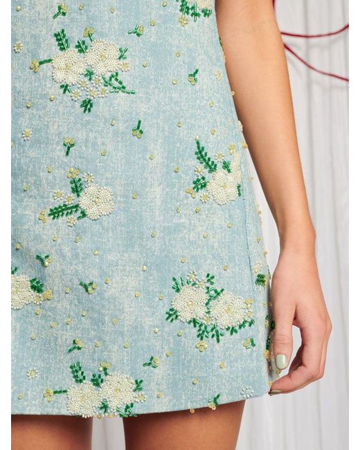 パンツ Dream sister jane /flower beads denim 新品