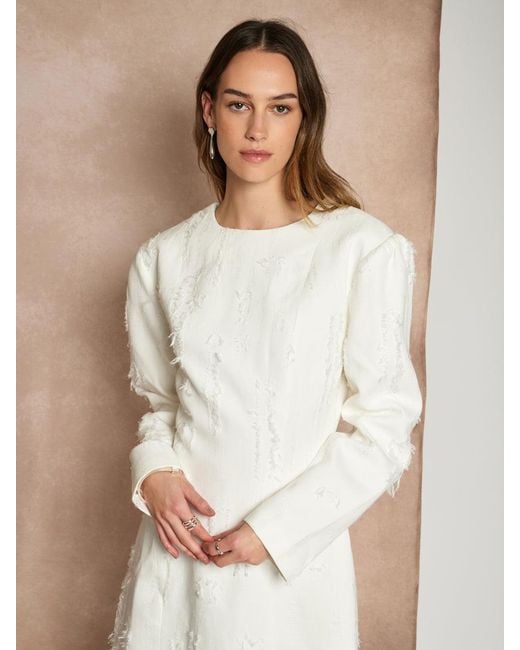 Sister Jane White Ghospell Solace Shaped Mini Dress