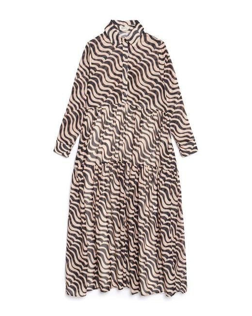 Sister Jane Natural Ghospell Cecilia Printed Midi Dress