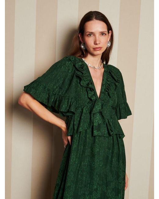 Sister Jane Green Dream Vanity Jacquard Maxi Dress