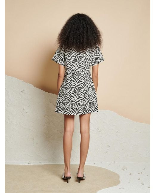 Sister Jane Multicolor Ghospell Zia Zebra Mini Dress