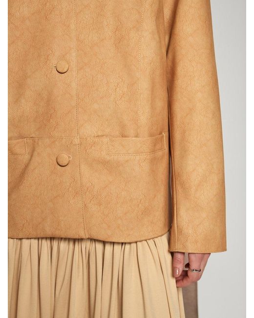 Sister Jane Natural Ghospell Camila Faux Leather Jacket