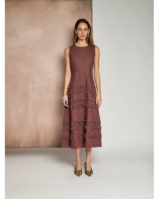 Sister Jane Brown Ghospell Minka Midi Dress