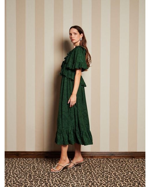 Sister Jane Green Dream Vanity Jacquard Maxi Dress