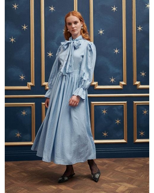 sister jane blue bow dress Memories Bow Mini Dress  Sister Jane
