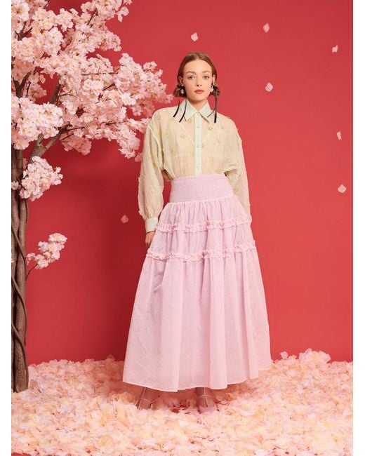 Sister Jane Red Dream Eden Floral Oversized Shirt
